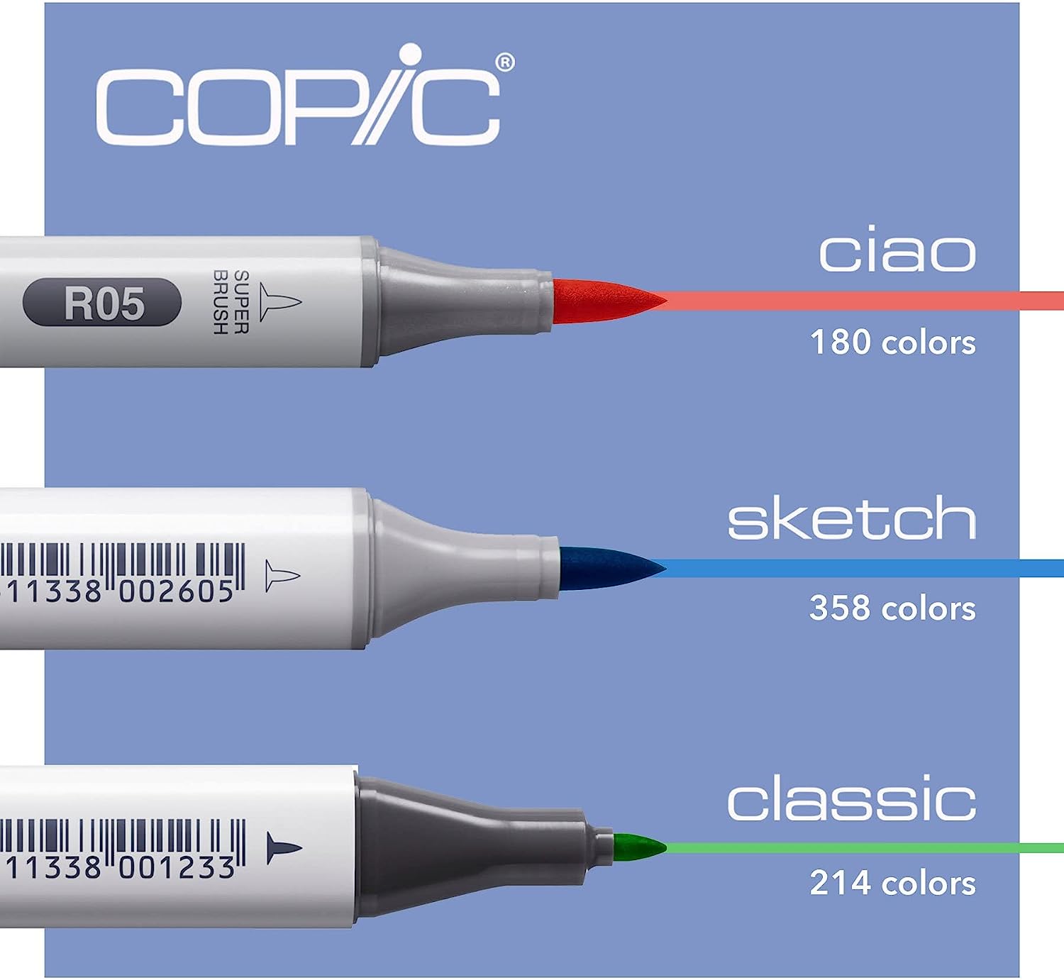 Copic Sketch, Alcohol-based Markers, 72pc Set C - Image 6